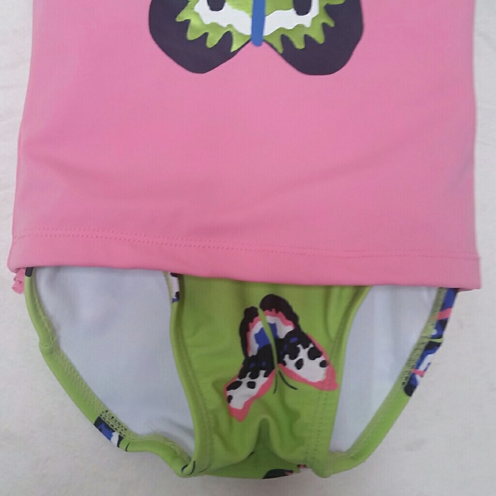 🌊Crazy 8 Butterfly Rash Guard Bikini Set🌊 - Picture 4 of 8